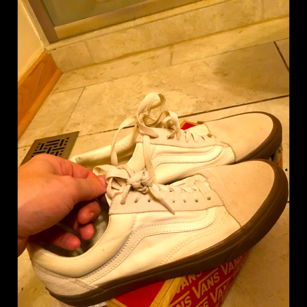 🔥Vans Old Skool Seude Natural Gum sole🔥